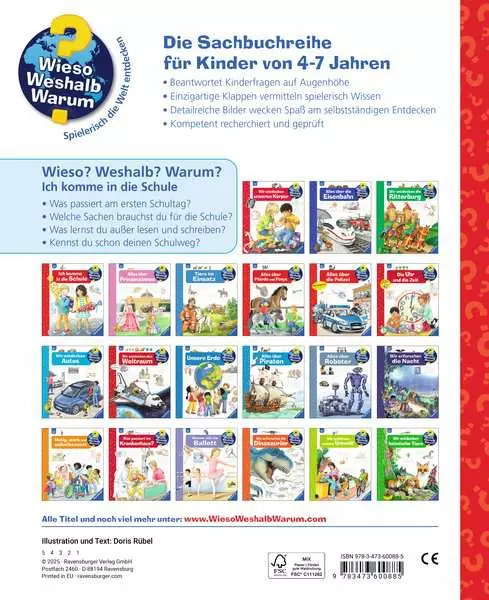 Ravensburger Wieso? Weshalb? Warum?. Band 14 - Ich komme in die Schule