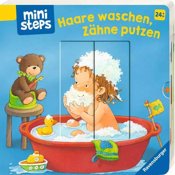 ministeps: Haare waschen. Zähne putzen