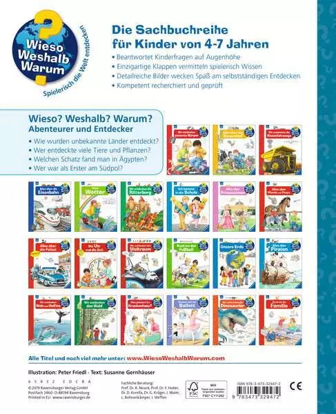 Ravensburger Wieso? Weshalb? Warum?. Band 70 - Abenteurer und Entdecker