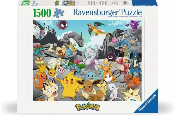 Puzzle 1500 Teile - Pokémon Classics