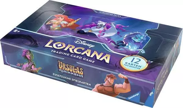Disney Lorcana: Ursulas Rückkehr - Display mit 24 Booster Packs (Deutsch)