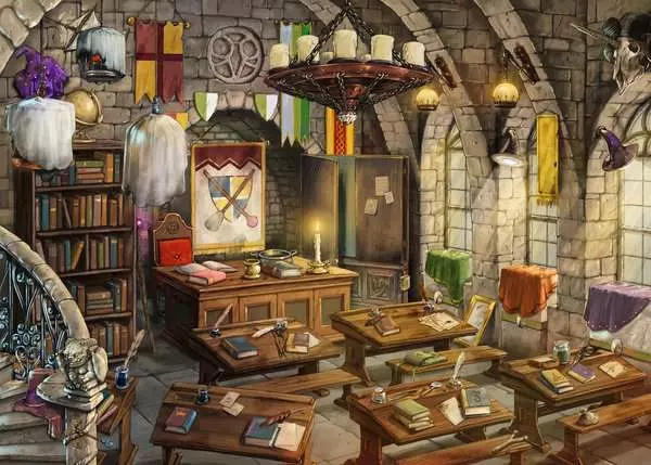 Kinderpuzzle ab 9 Jahren - EXIT Puzzle Kids In der Zauberschule - 368 Teile