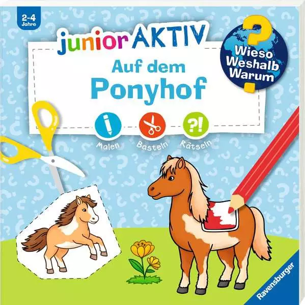 Ravensburger Wieso? Weshalb? Warum? junior AKTIV - Auf dem Ponyhof