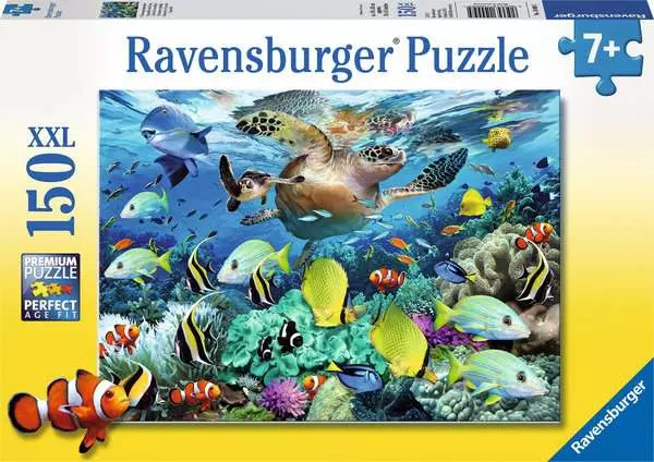 Kinderpuzzle ab 7 Jahren - Unterwasserparadies - 150 Teile