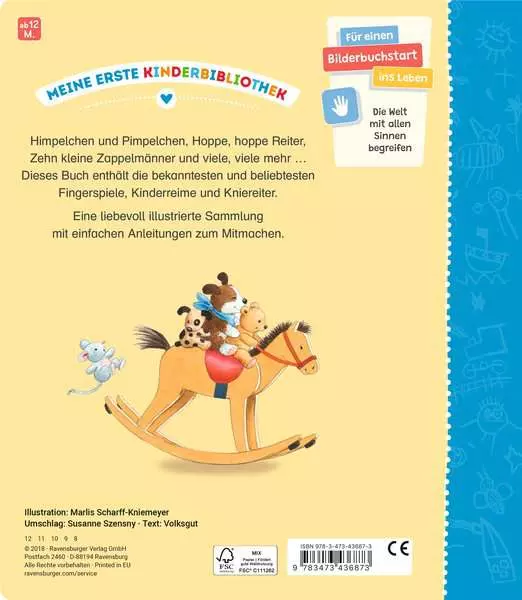 Meine erste Kinderbibliothek - Meine ersten Fingerspiele und Kinderreime