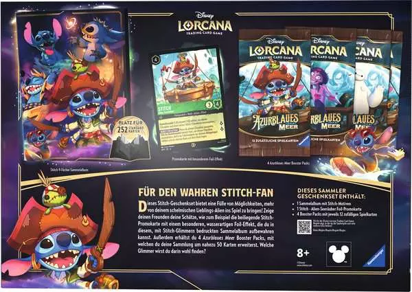 Disney Lorcana: Azurblaues Meer - Stitch Sammler (Deutsch) - Geschenk-Set
