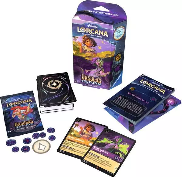 Disney Lorcana: Ursula's Return - Starter Deck Amber and Amethyst (Englisch)