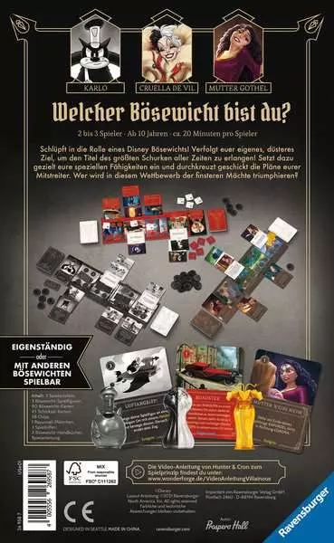 Disney Villainous: Das Böse hat Stil! - Spiel ab 10 Jahren