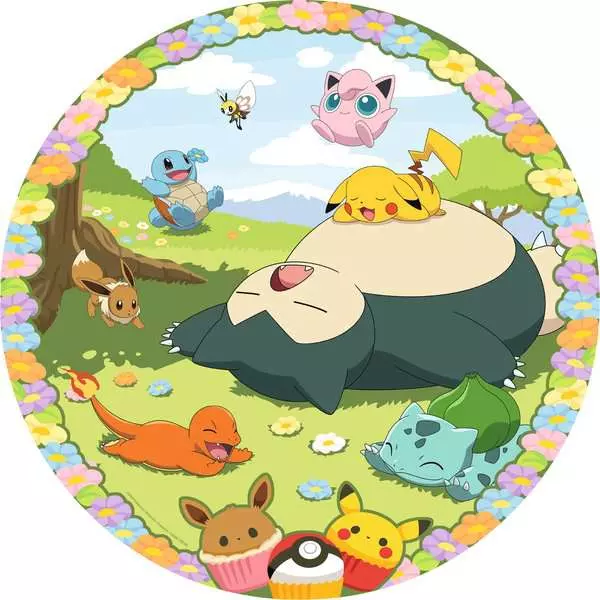 Puzzle 500 Teile - Blumige Pokémon