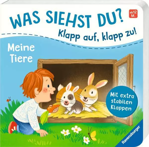 Was siehst du? Klapp auf. klapp zu! Meine Tiere