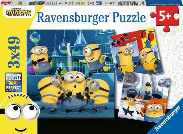 Kinderpuzzle ab 5 Jahren - Witzige Minions - 49 Teile