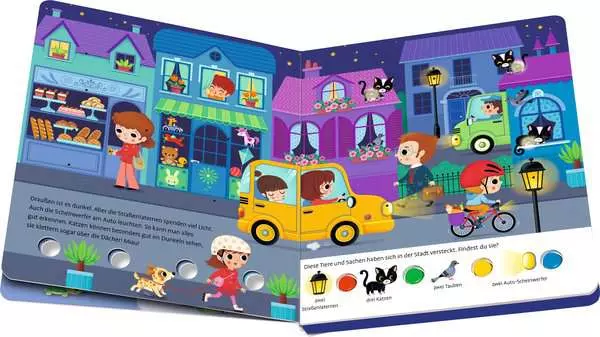 Mein großes Lichter-Wimmelbuch - In der Nacht