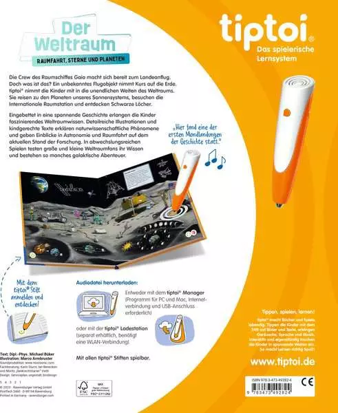 tiptoi® - Der Weltraum: Raumfahrt. Sterne und Planeten