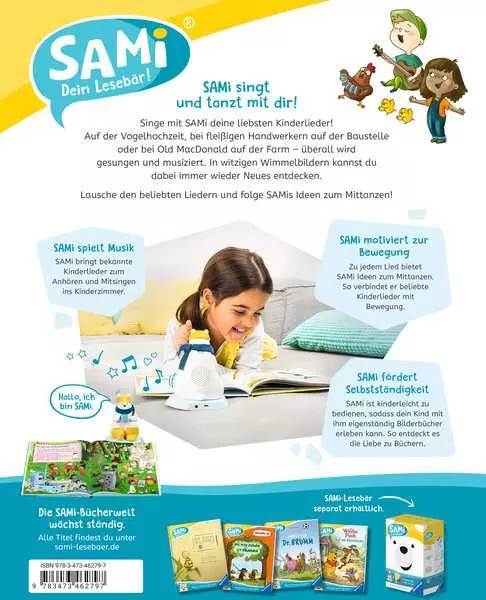 SAMi – dein Lesebär - Meine liebsten Kinderlieder
