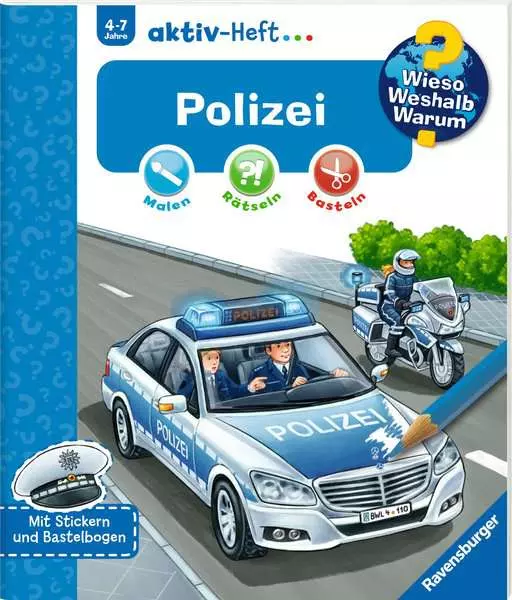 Ravensburger Wieso? Weshalb? Warum? aktiv-Heft - Polizei