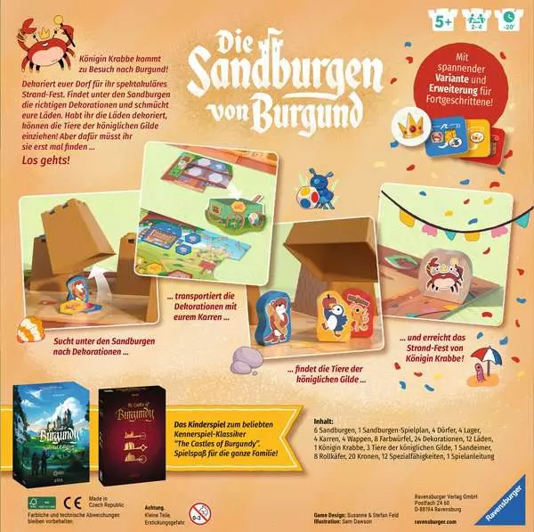 Die Sandburgen von Burgund - Kinderspiel ab 5 Jahren
