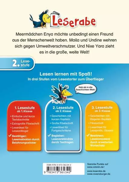 Leserabe 2. Lesestufe - Fantastische Meermädchengeschichten