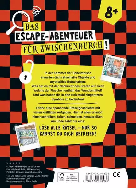 Ravensburger Escape Rätsel - Kammer der Geheimnisse