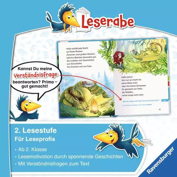 Leserabe 2. Lesestufe - Die Waldfee und der Drache