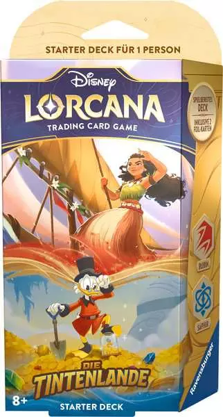 Disney Lorcana: Die Tintenlande - Starter Deck Rubin und Saphir (Deutsch)