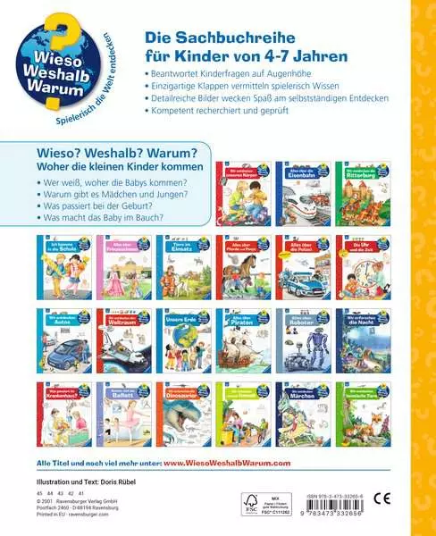Ravensburger Wieso? Weshalb? Warum?. Band 13 - Woher die kleinen Kinder kommen