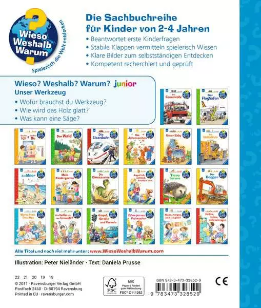 Ravensburger Wieso? Weshalb? Warum? junior. Band 40 - Unser Werkzeug