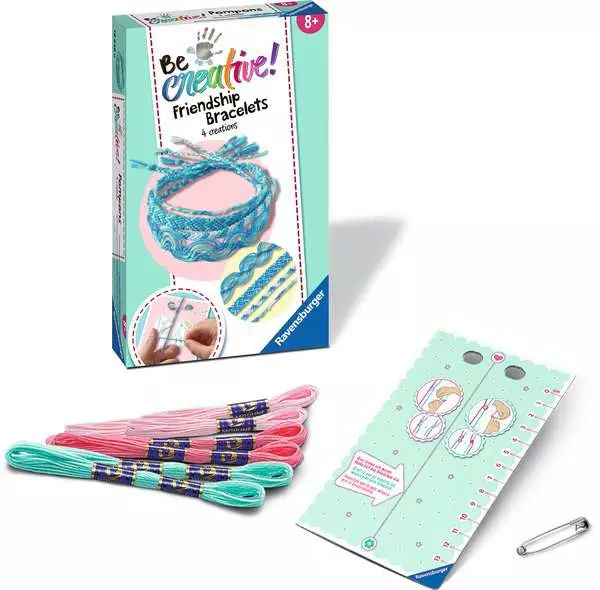 BeCreative Mini - Freundschaftsbändchen - Bastelset für Kinder ab 8 Jahren