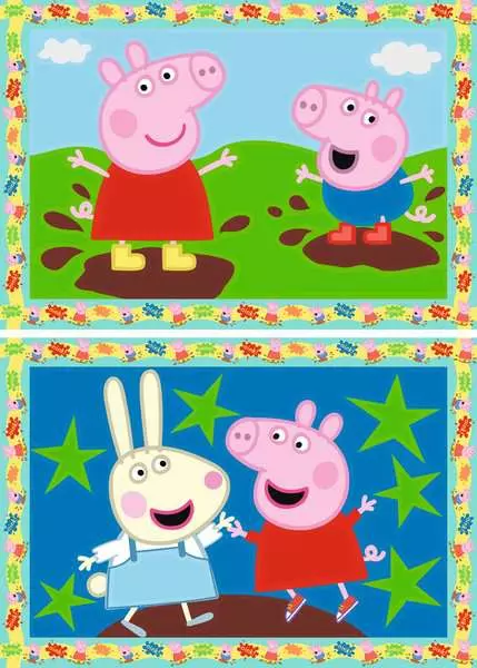 CreArt Peppa Pig - Malen nach Zahlen für Kinder ab 5 Jahren