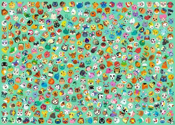 Puzzle 1000 Teile - Challenge Animal Crossing