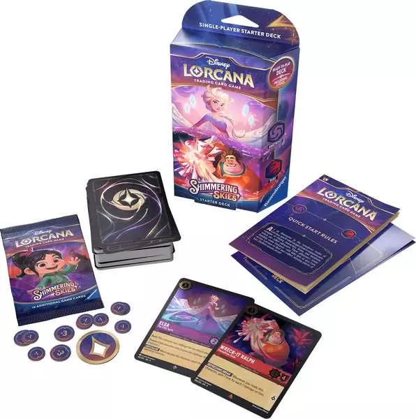 Disney Lorcana: Shimmering Skies - Starter Deck Amethyst and Ruby (Englisch)