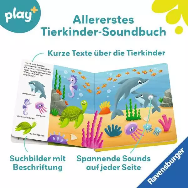 Play+ Mein allererstes Soundbuch Tierkinder - ab 12 Monate