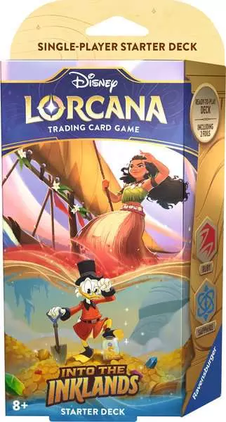 Disney Lorcana: Die Tintenlande - Starter Deck Rubin und Saphir (Englisch)