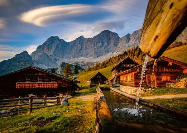 Puzzle 1000 Teile - Neustattalm am Dachstein