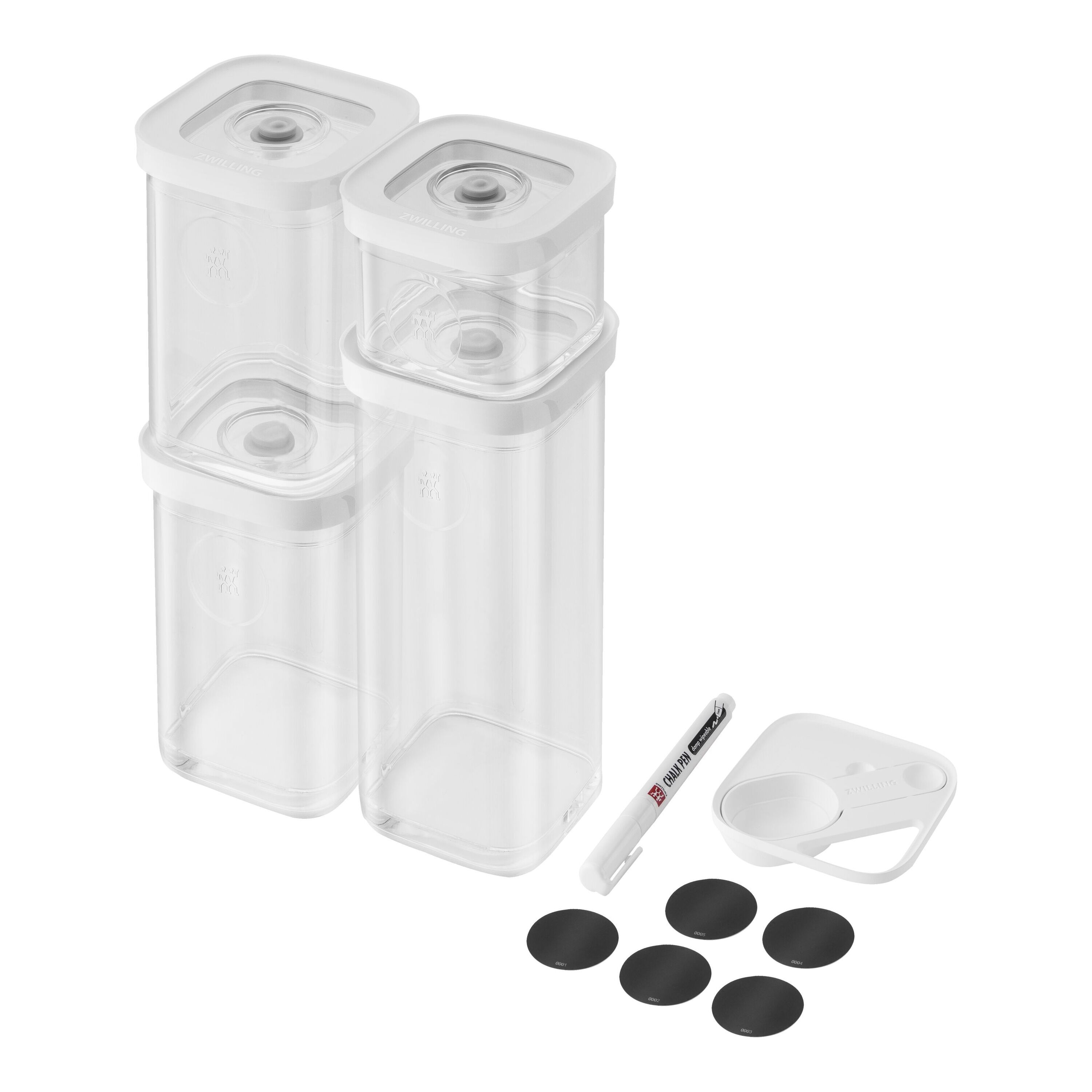 ZWILLING        Fresh & Save CUBE                CUBE Set, S / 6-tlg, Transparent-Weiß