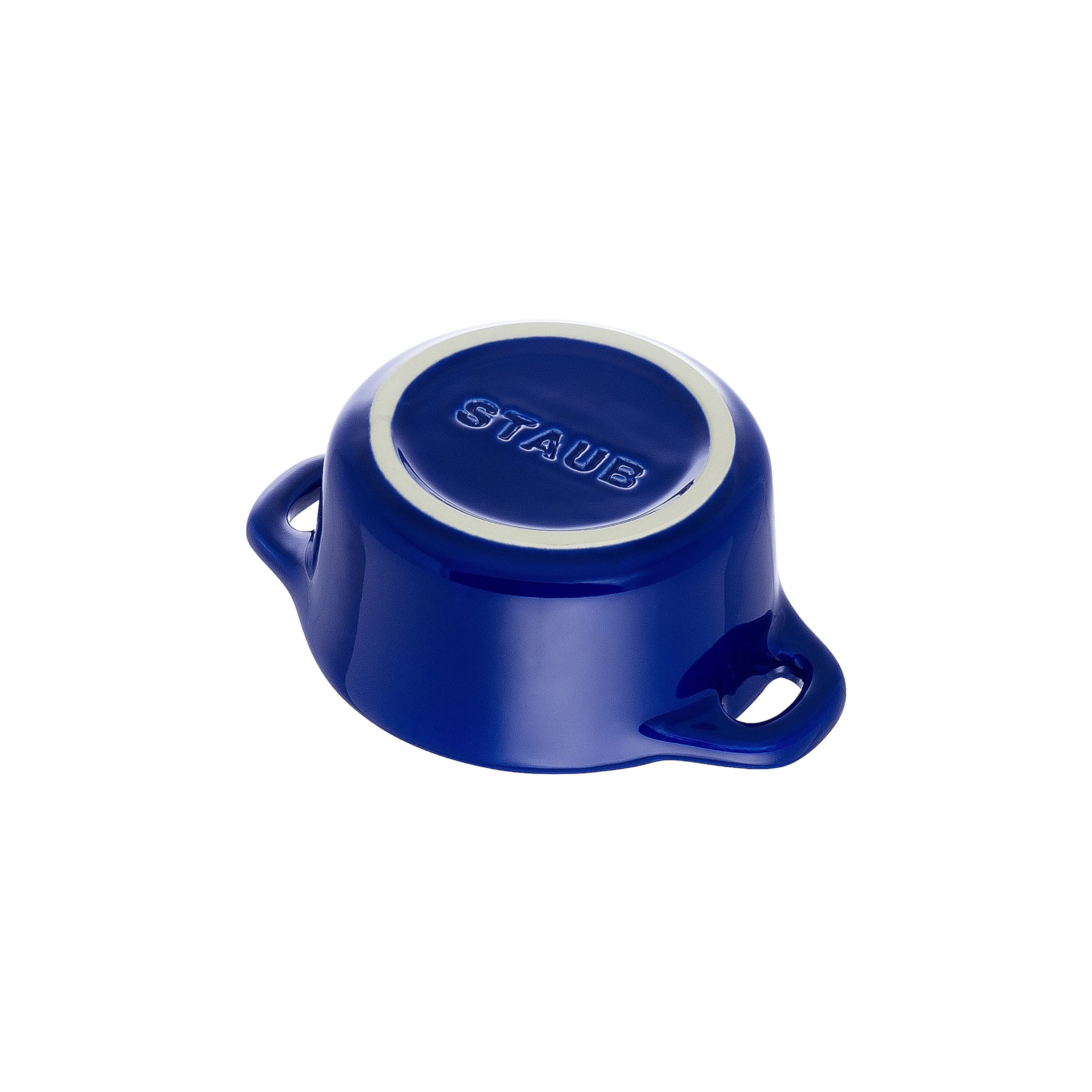 Staub        Ceramique                Mini Cocotte 10 cm, rund, Dunkelblau, Keramik