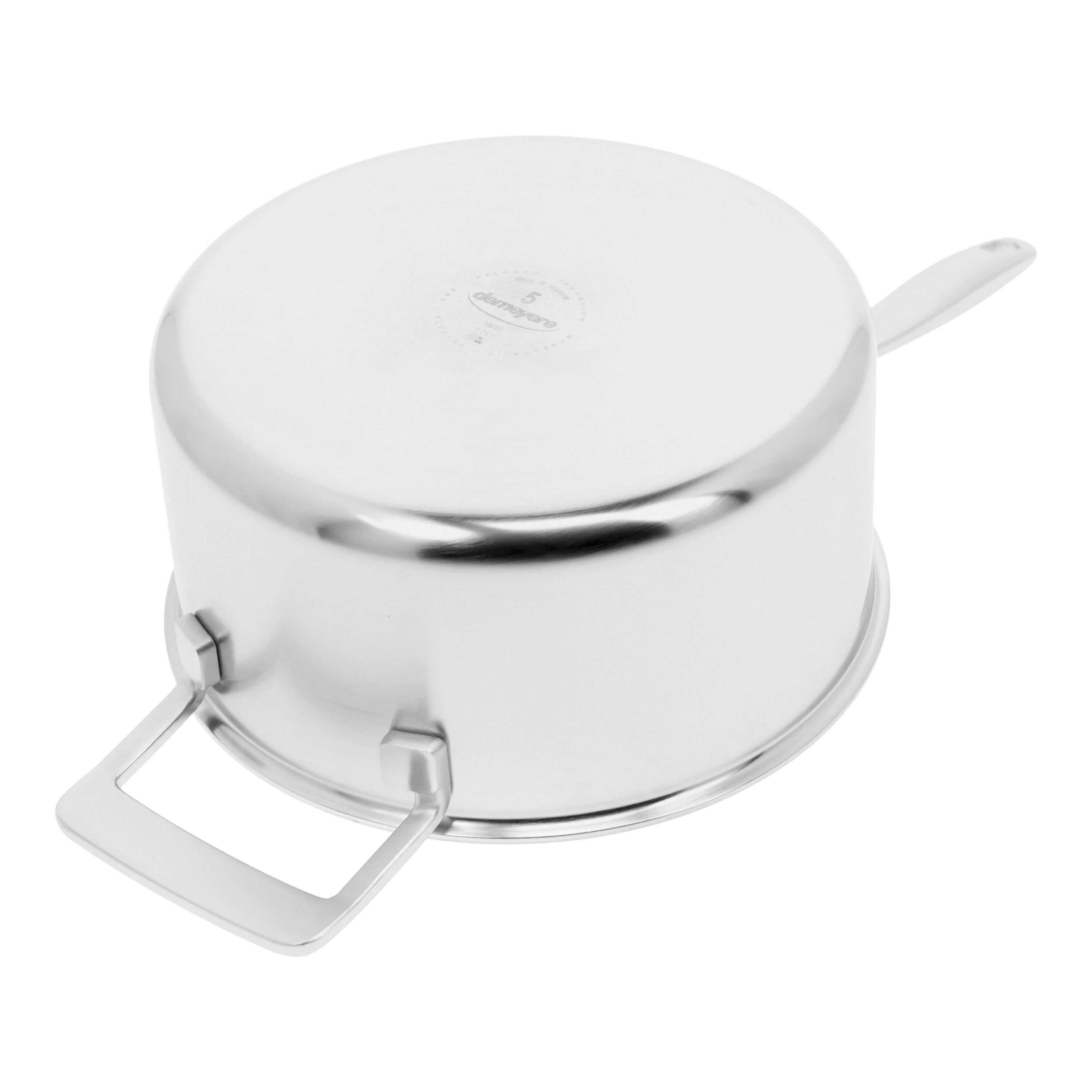 Demeyere        Industry 5                Stieltopf mit Deckel, 22 cm, 18/10 Edelstahl