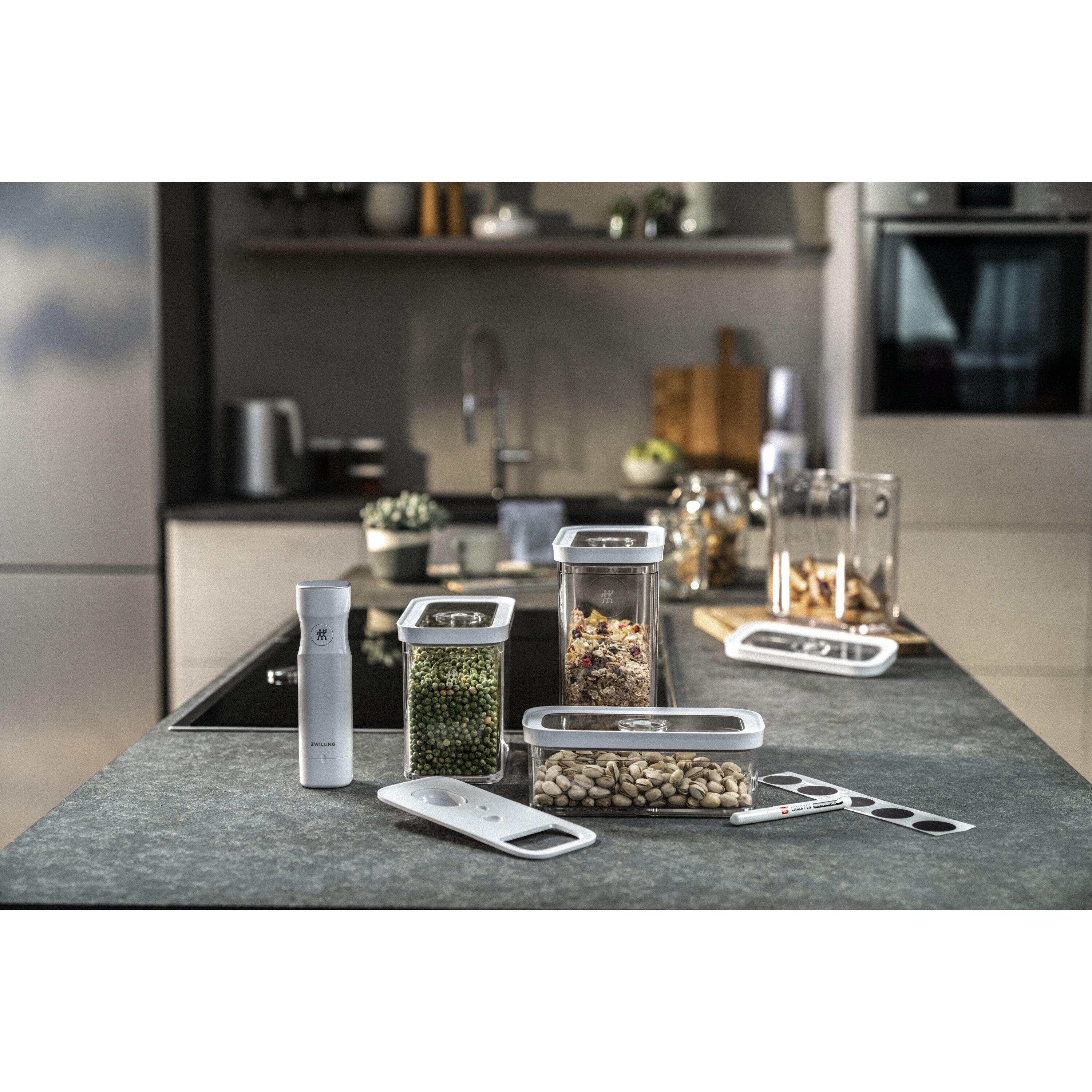 ZWILLING        Fresh & Save CUBE                CUBE Box M / 21 cm, Transparent-Weiß