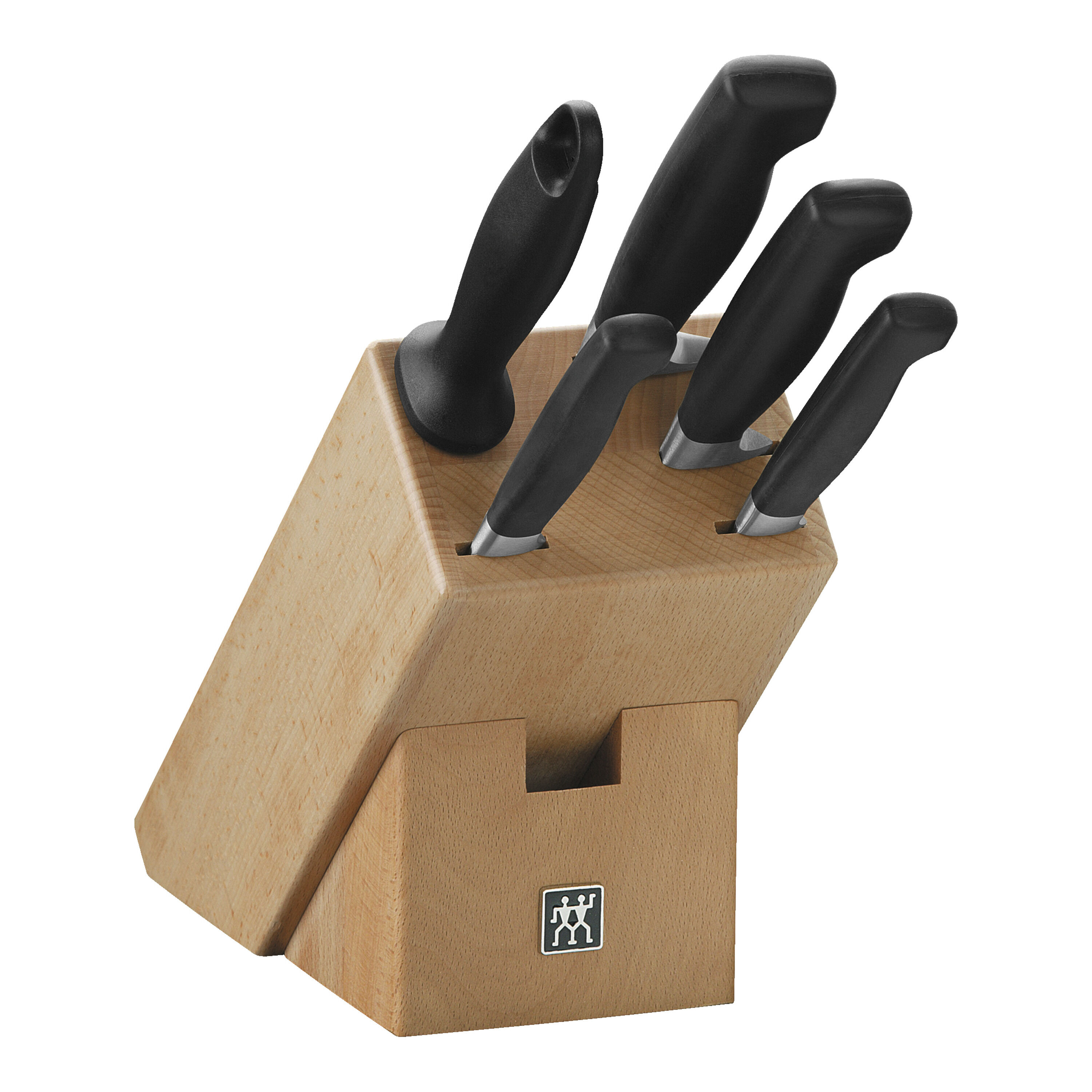 ZWILLING        **** VIER STERNE                6-tlg, Messerblockset, Natur