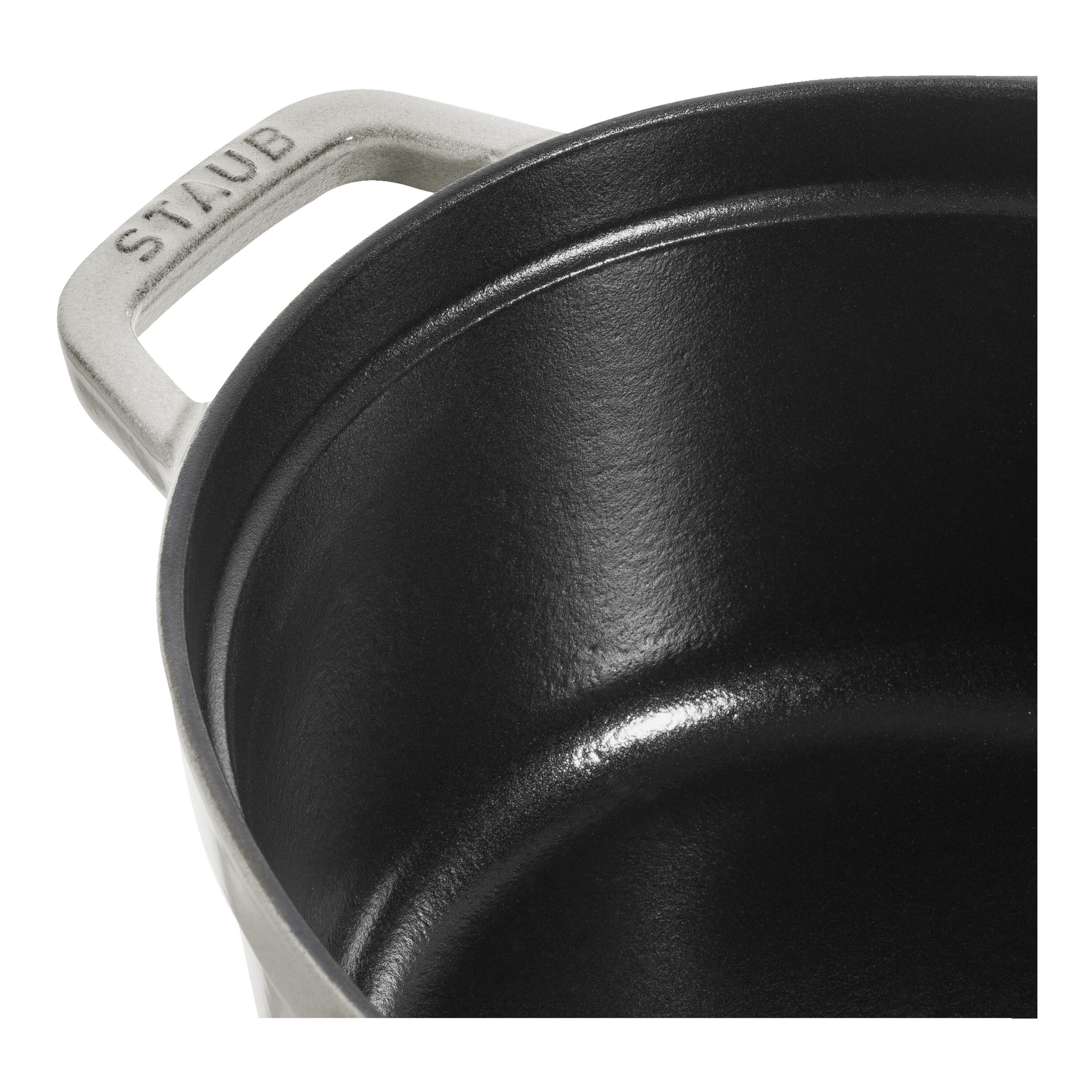 Staub        La Cocotte                Cocotte 29 cm, oval, Weisser Trüffel, Gusseisen