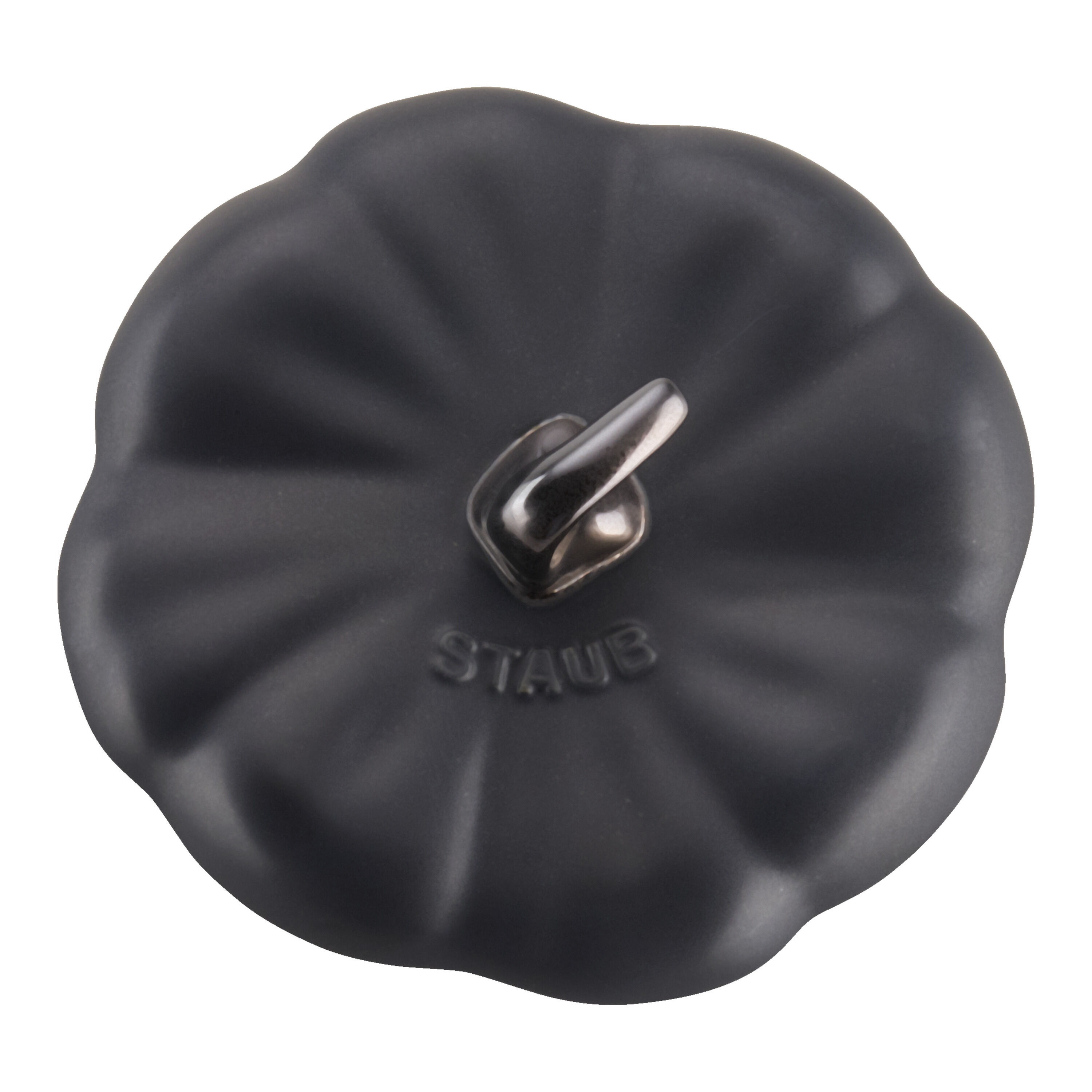 Staub        Ceramique                Cocotte 12 cm, Kürbis, Schwarz, Keramik