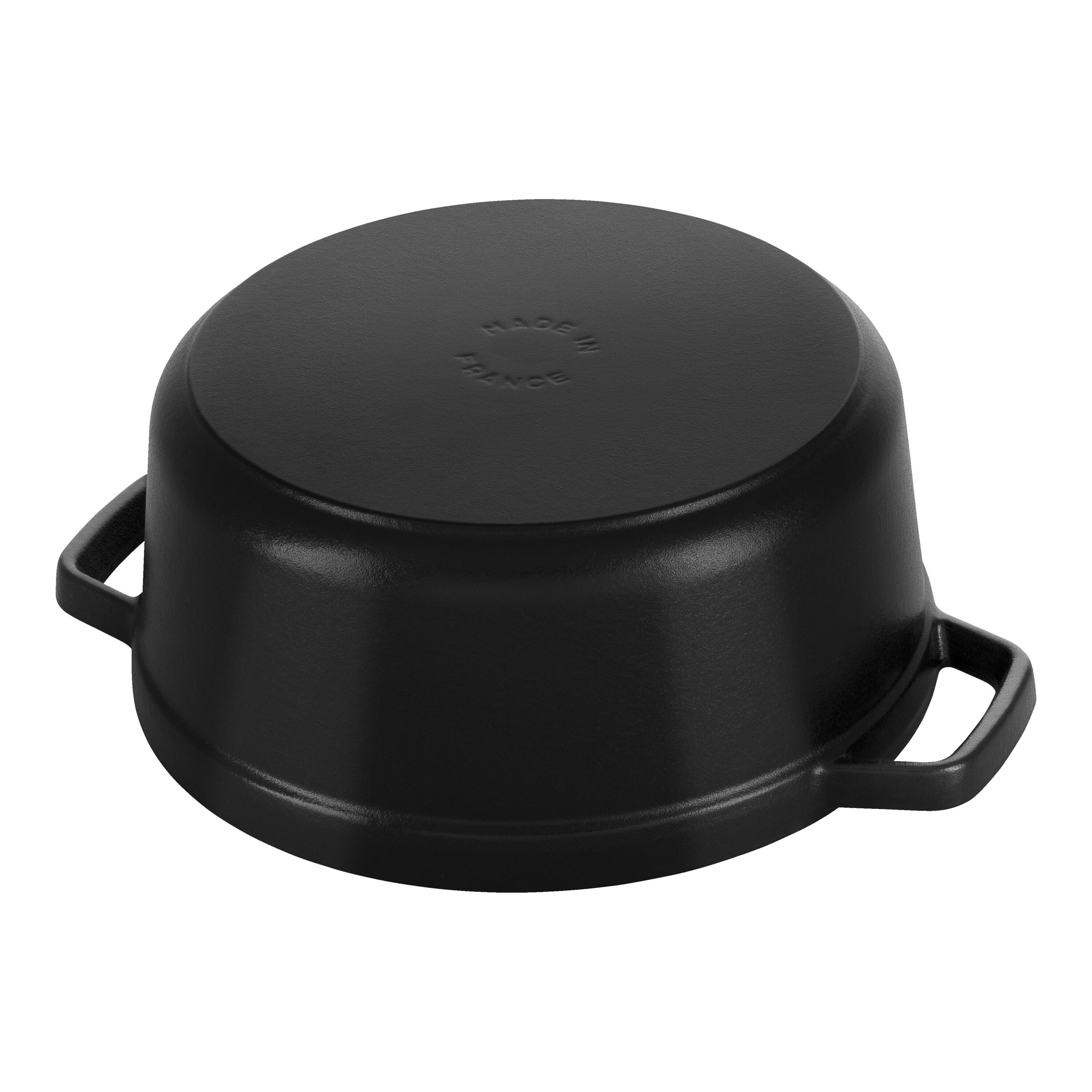 Staub        La Cocotte                Cocotte 28 cm, rund, Schwarz, Gusseisen