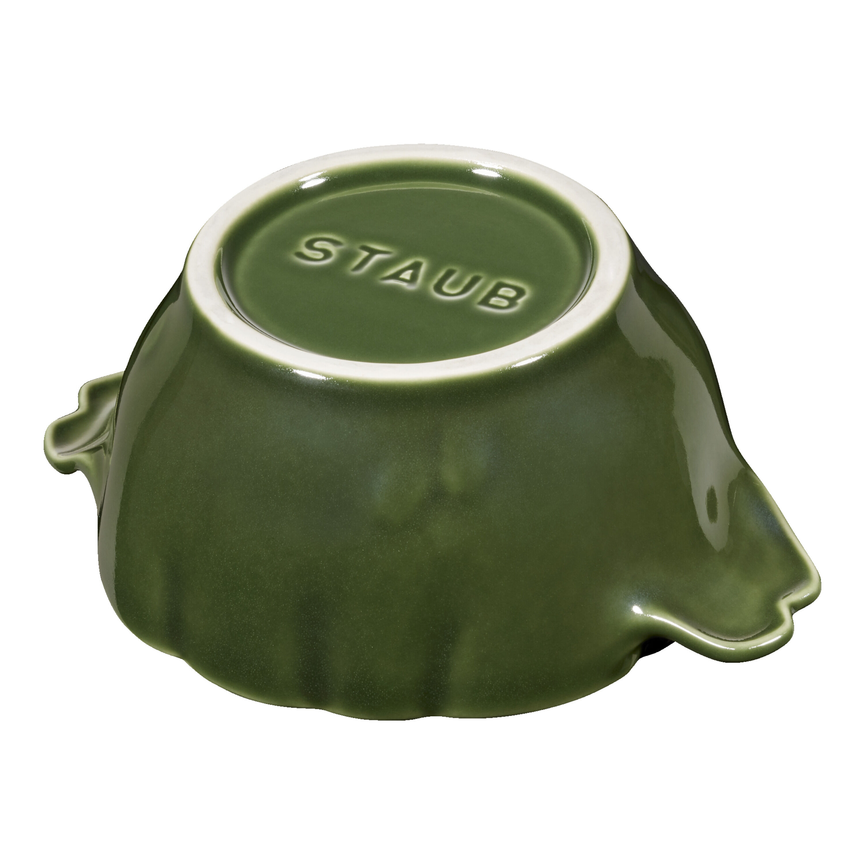 Staub        Ceramique                Cocotte 13 cm, Artischocke, Basilikum-Grün, Keramik