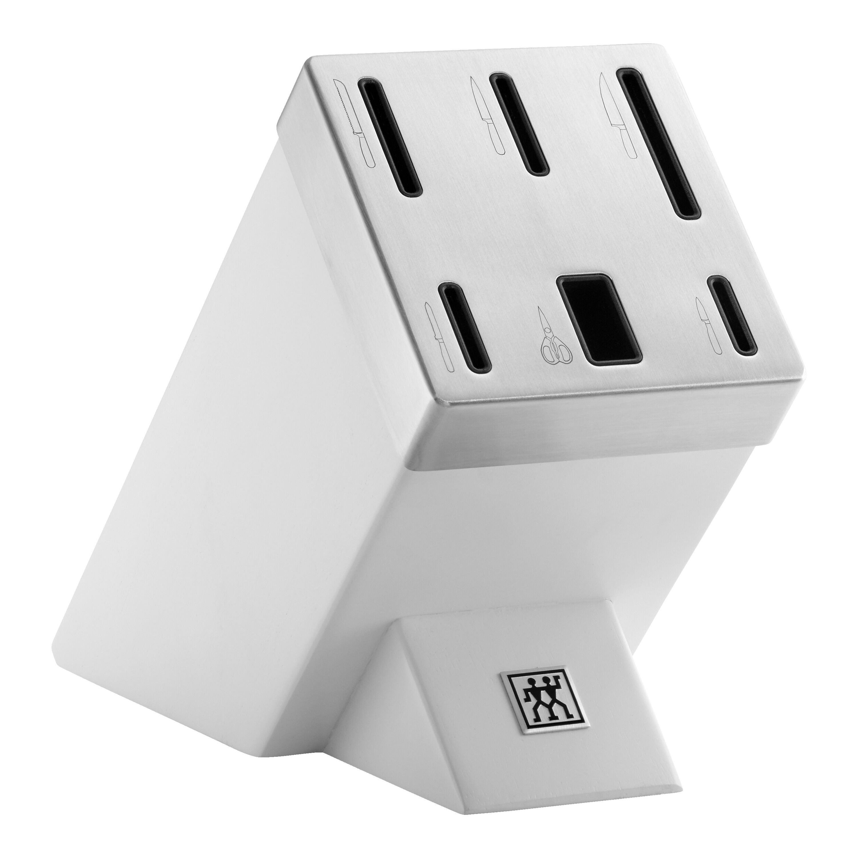 ZWILLING        Gourmet                7-tlg, Selbstschärfender Messerblock, Weiß