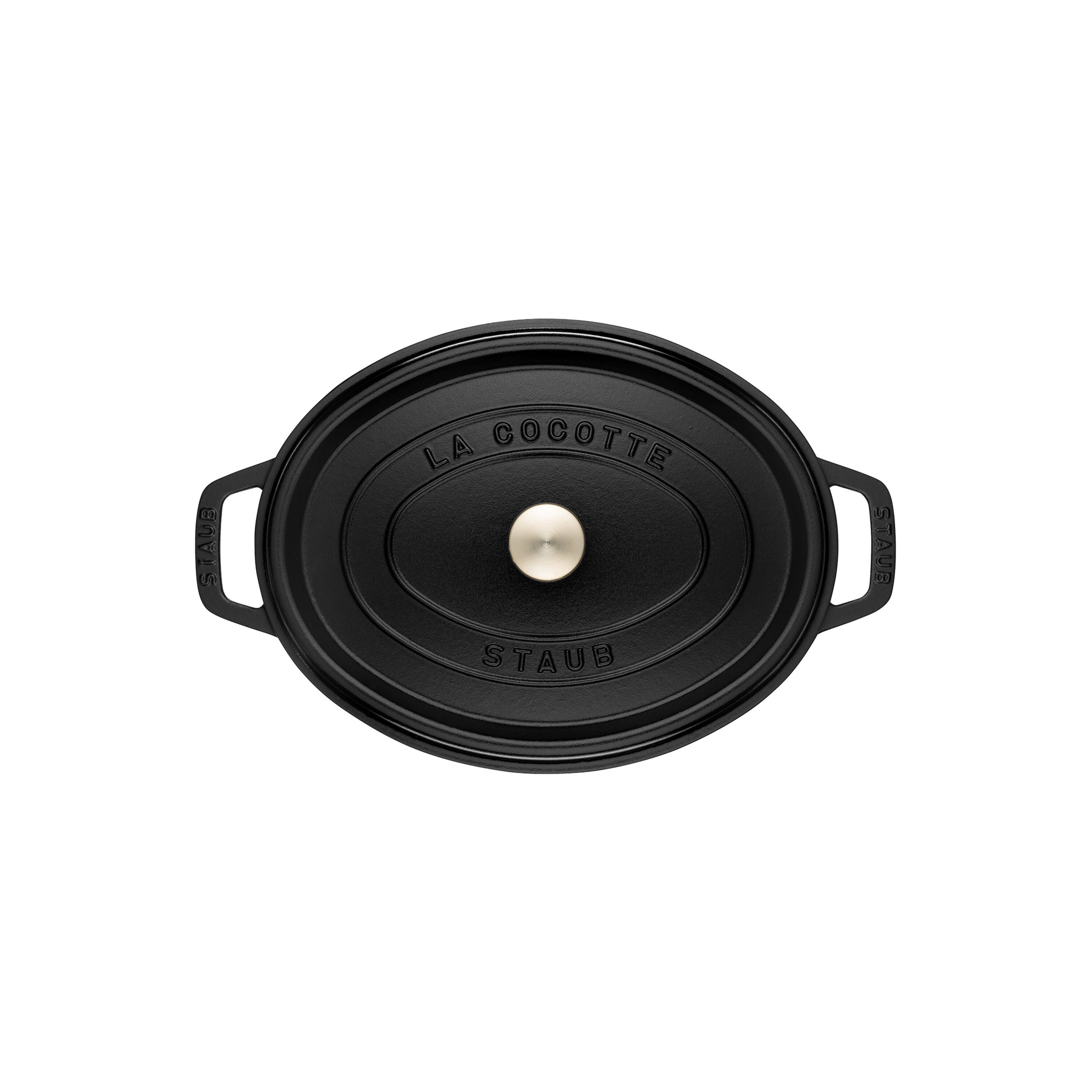 Staub        La Cocotte                Cocotte 17 cm, oval, Schwarz, Gusseisen