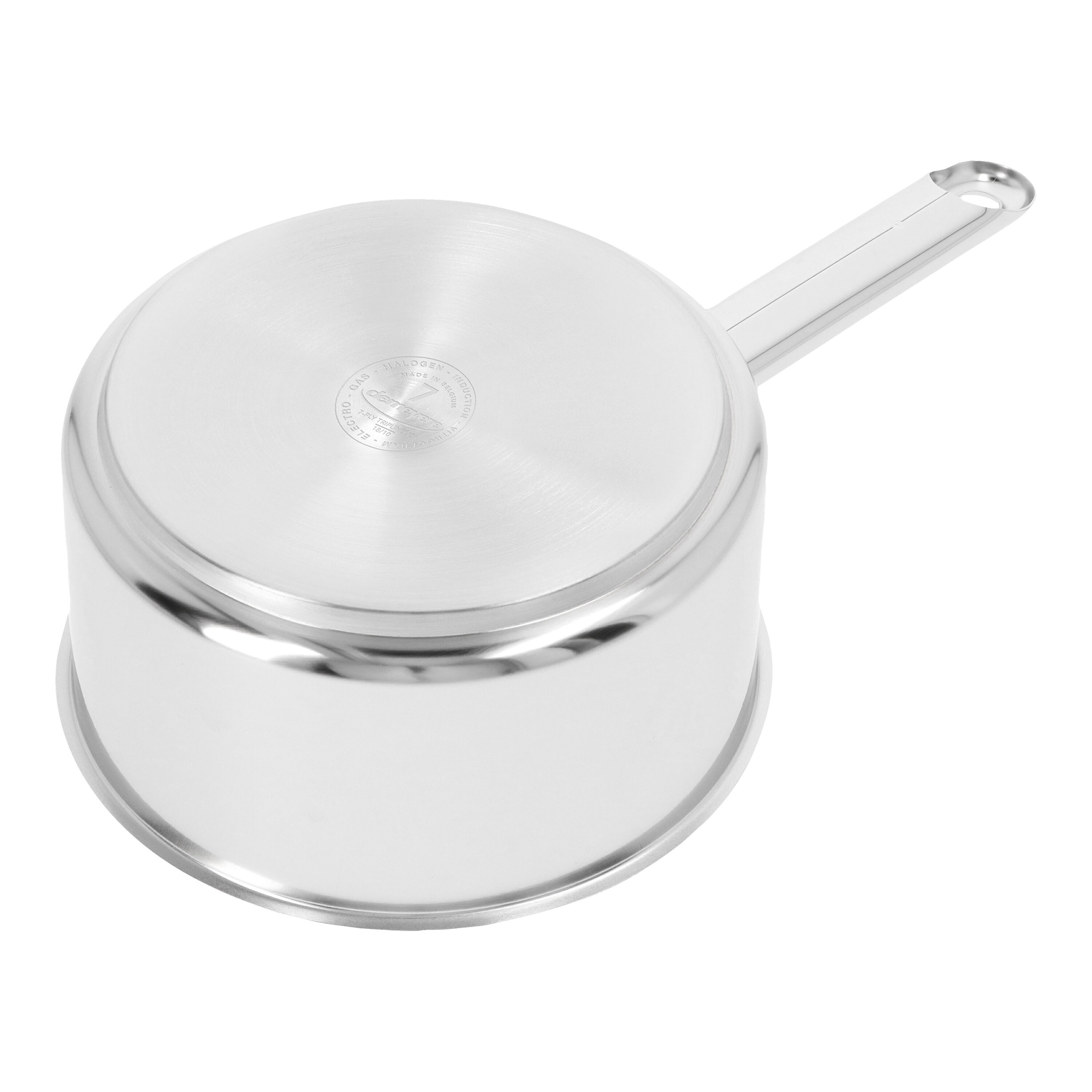 Demeyere        Apollo 7                Stieltopf ohne Deckel 16 cm, 18/10 Edelstahl, Silber