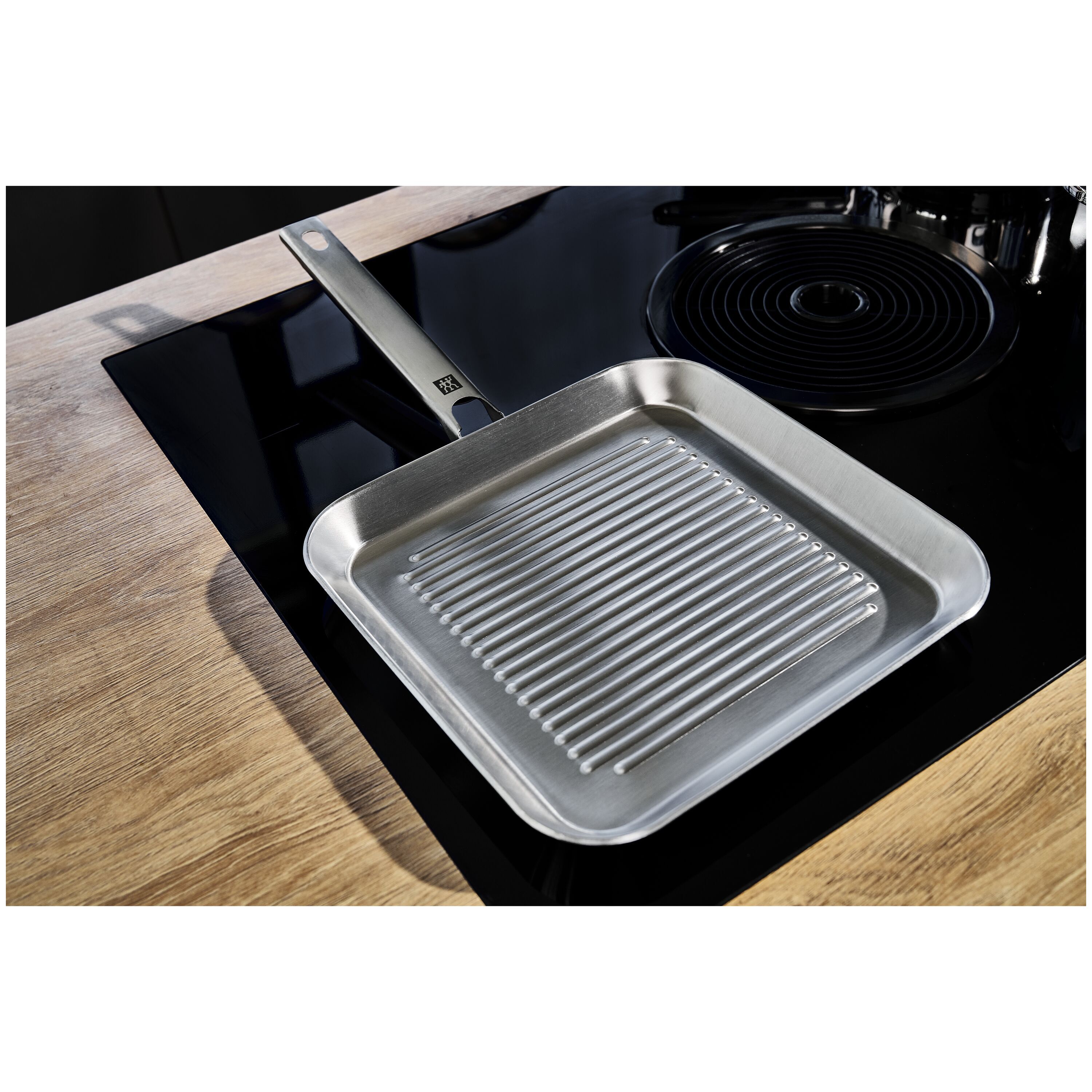 ZWILLING        Plus                Grillpfanne 24 x 24 cm, 18/10 Edelstahl, Silber