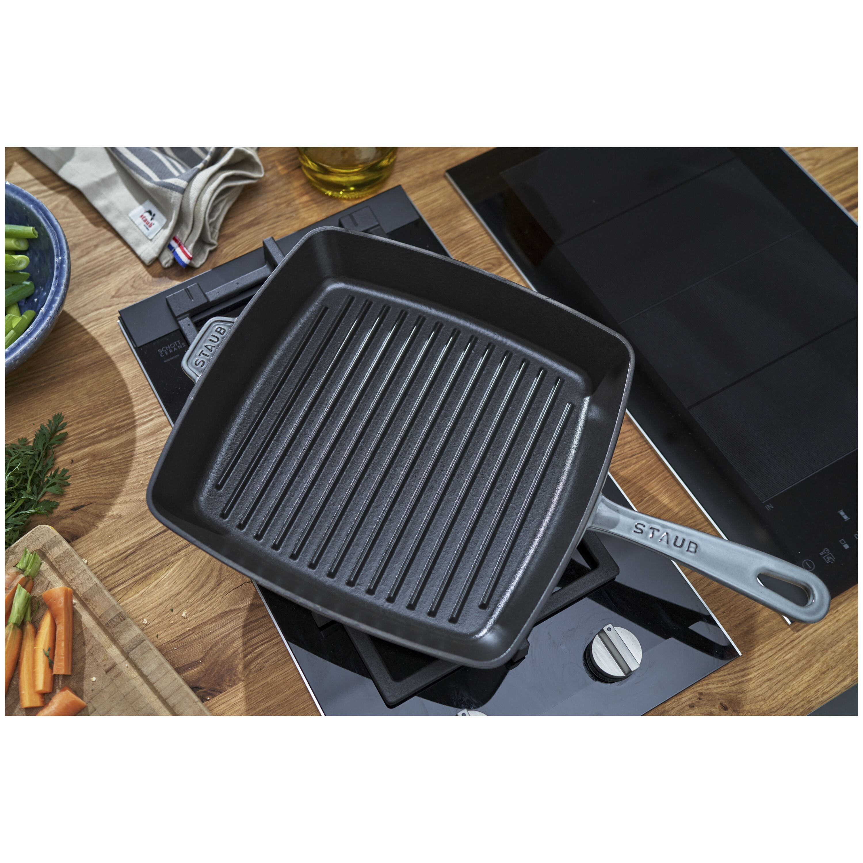 Staub        Grill Pans                American Grill 30 cm, Gusseisen, Graphit-Grau