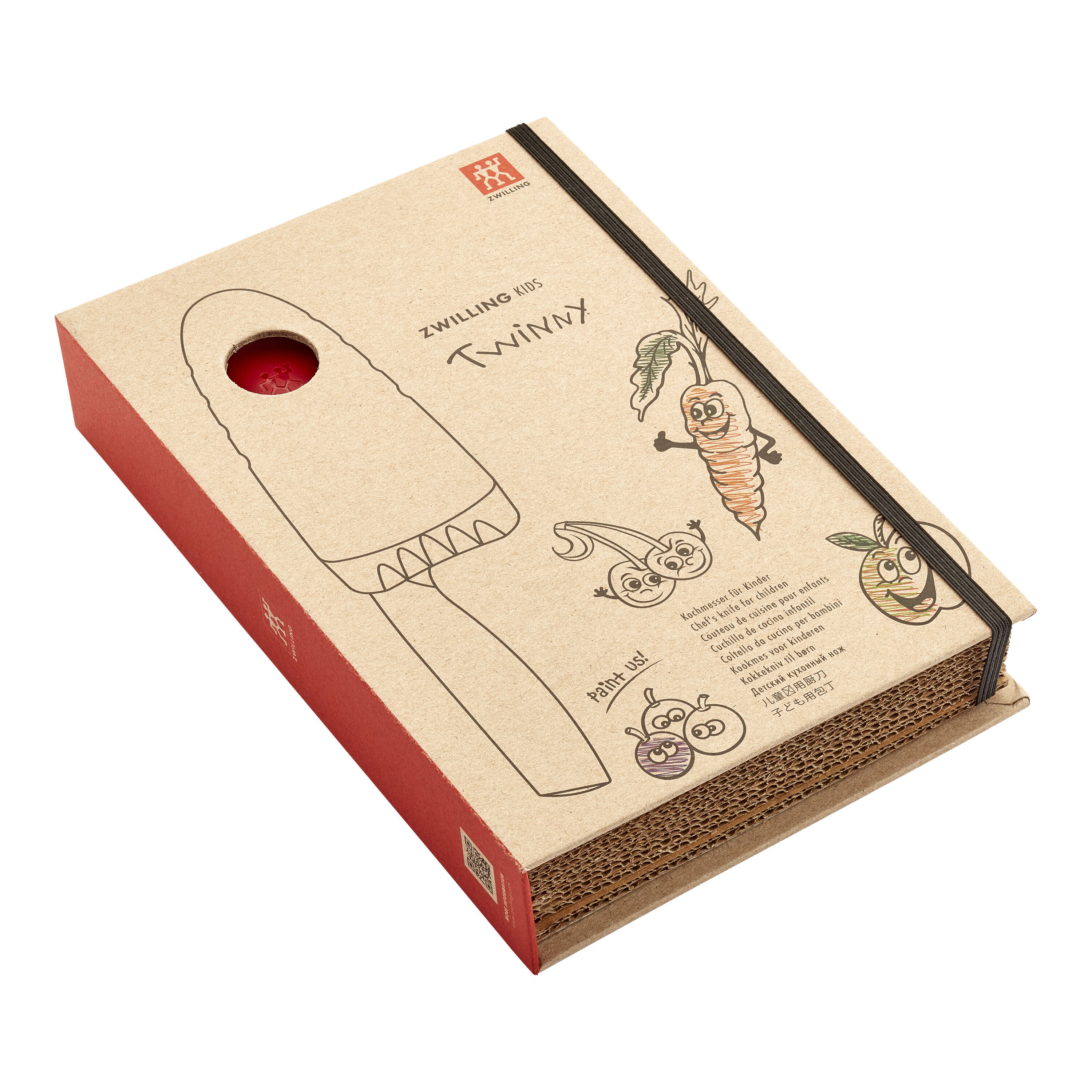 ZWILLING        Twinny                Kochmesser 10 cm, Rot