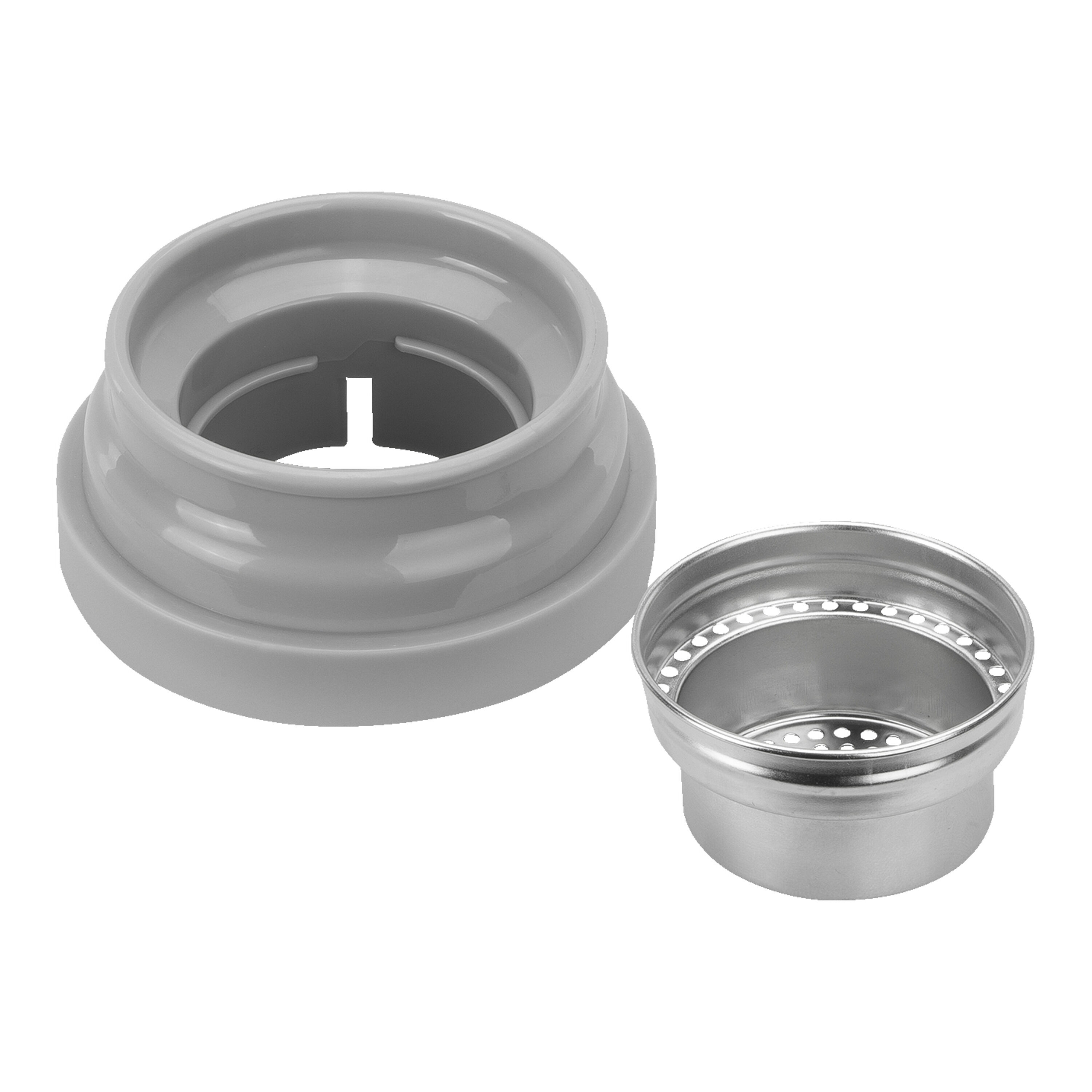 ZWILLING        Thermo                Isolierflasche für Tee & Infused Water, 420 ml, Edelstahl, Weiß-grau