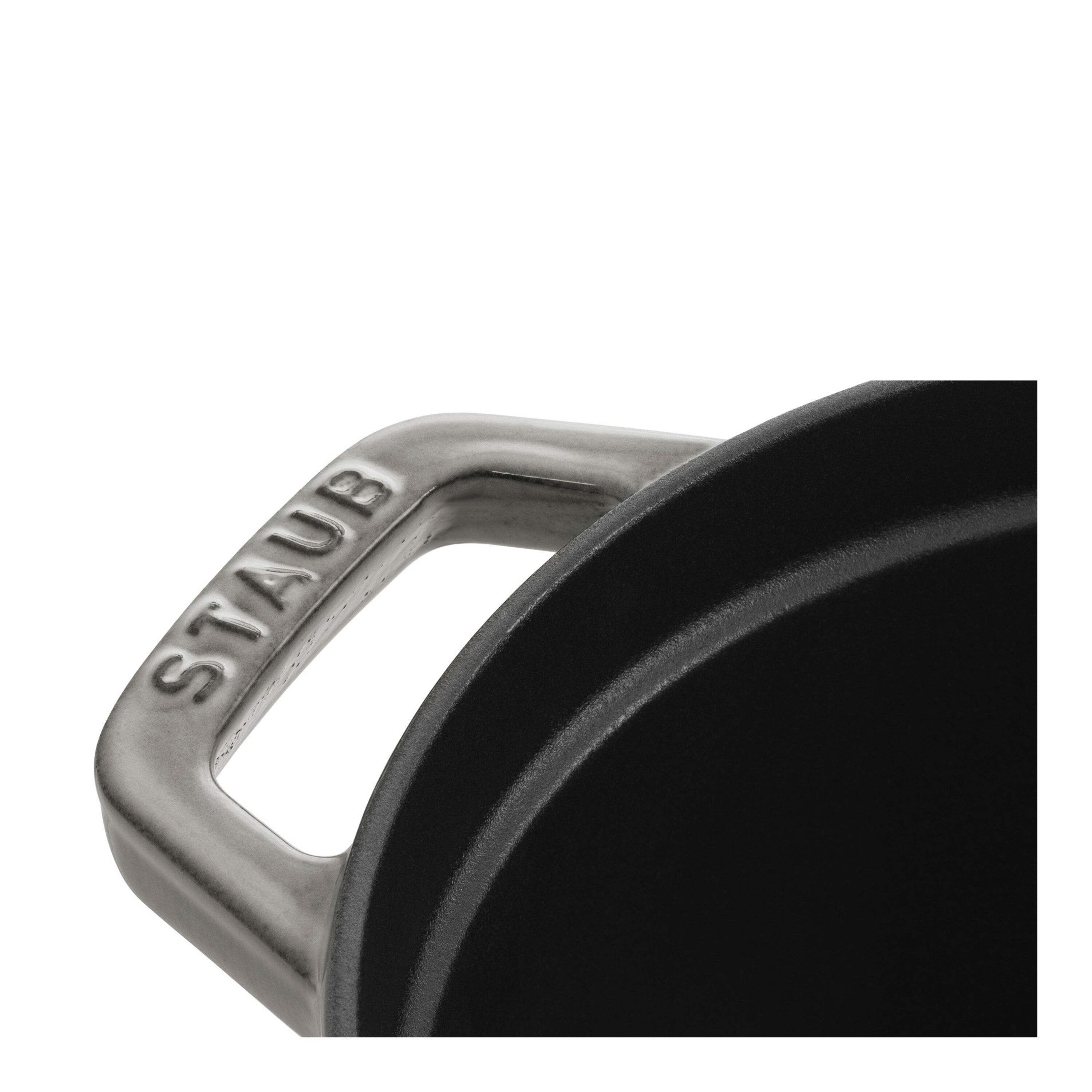 Staub        La Cocotte                Cocotte 17 cm, oval, Graphit-Grau, Gusseisen